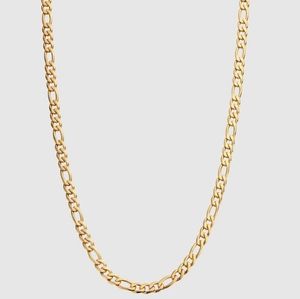 Gold Figaro Chain 5mm. Anti-tarnish